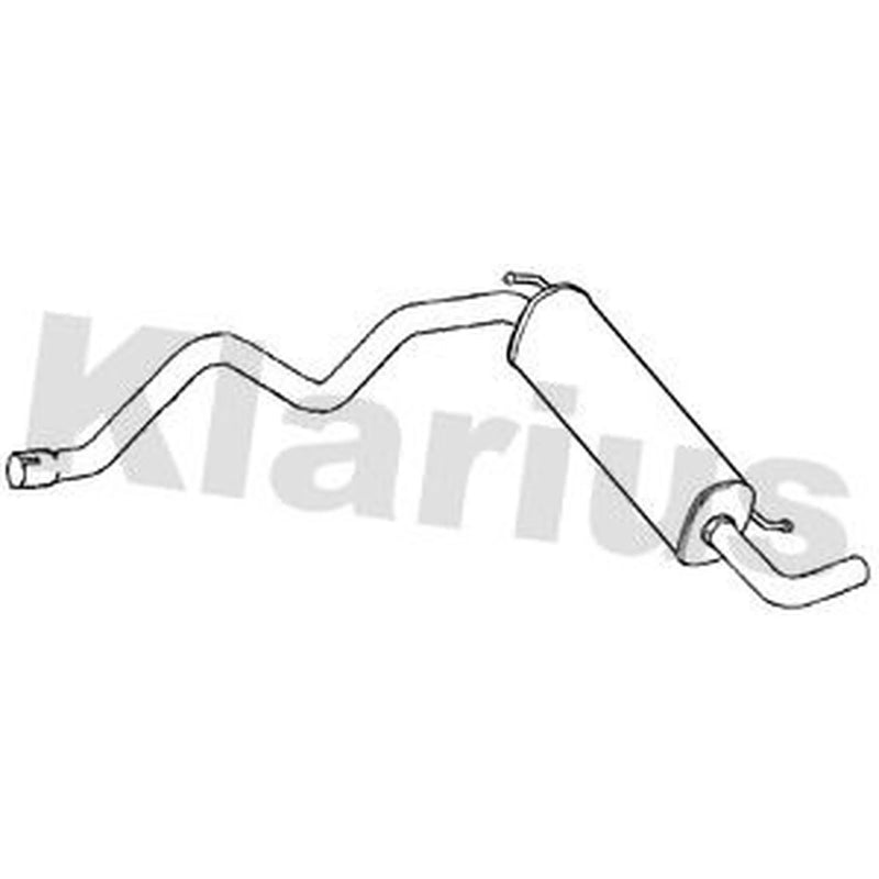 Klarius Box With Tail Pipe Rear BM548P