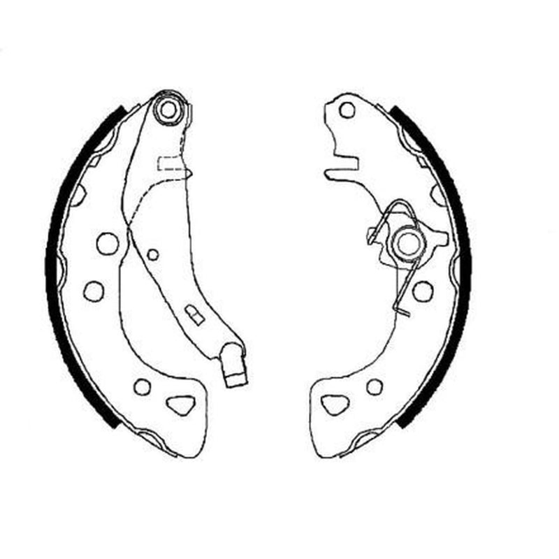 Mintex Brake Shoe Set Axle Kit MFR261
