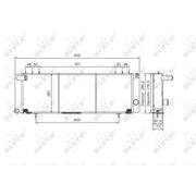 NRF Engine Radiator 50231