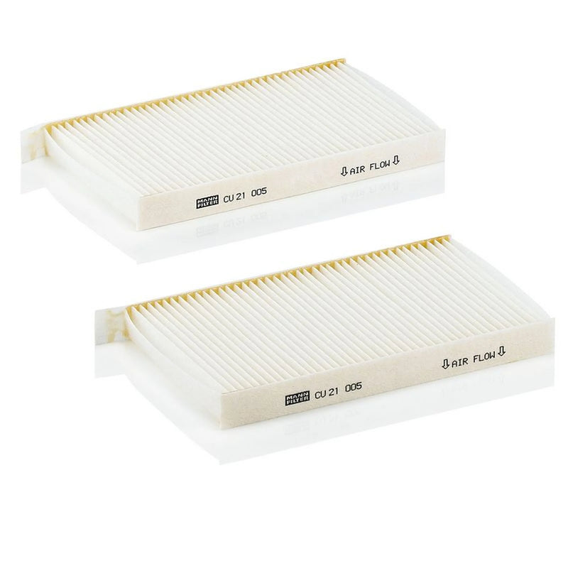 MANN-FILTER Cabin Air Filter (Pollen Filter) behind CU 21 005-2