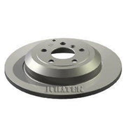 Juratek 2 x Solid Rear Brake Discs MER189-x2