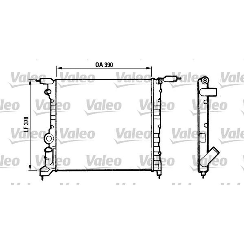 Valeo Engine Radiator 816657