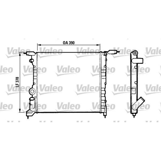 Valeo Engine Radiator 816657