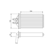 Valeo Heater Matrix Core Heat Exchanger 715306