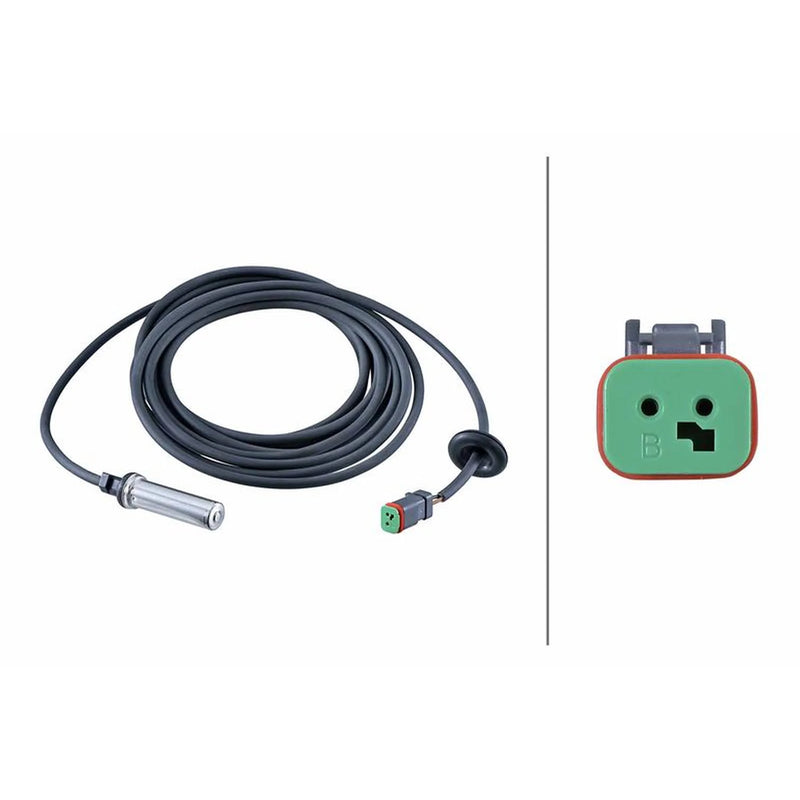 Hella ABS Wheel Speed Sensor Front Left 6PU 230 052-541
