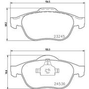 Mintex Front Brake Pad Set MDB2225