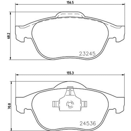 Mintex Front Brake Pad Set MDB2225