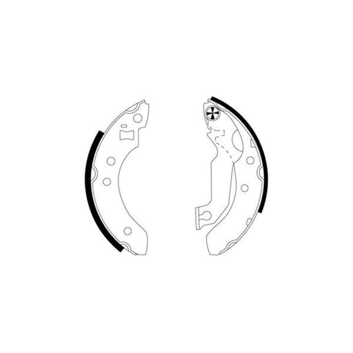 Mintex Brake Shoe Set Axle Kit MFR122