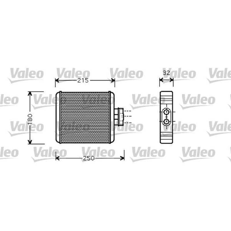 Valeo Heater Matrix Core Heat Exchanger 812323