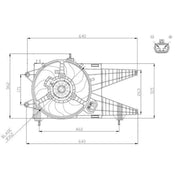 NRF Engine Cooling Fan 47963
