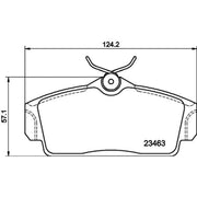 Mintex Front Brake Pad Set MDB1818
