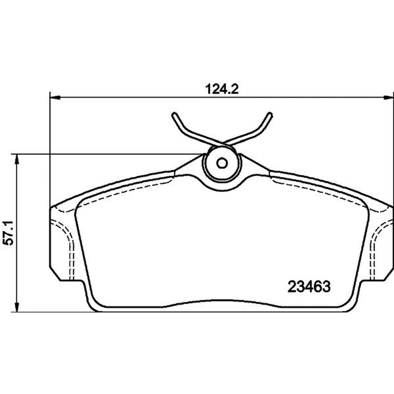 Mintex Front Brake Pad Set MDB1818