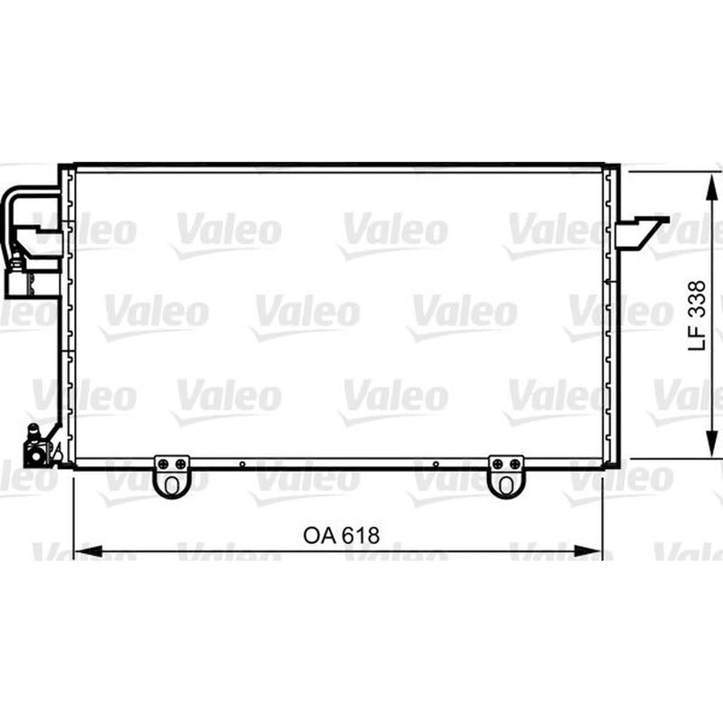 Valeo Air Conditioning Condenser 814286