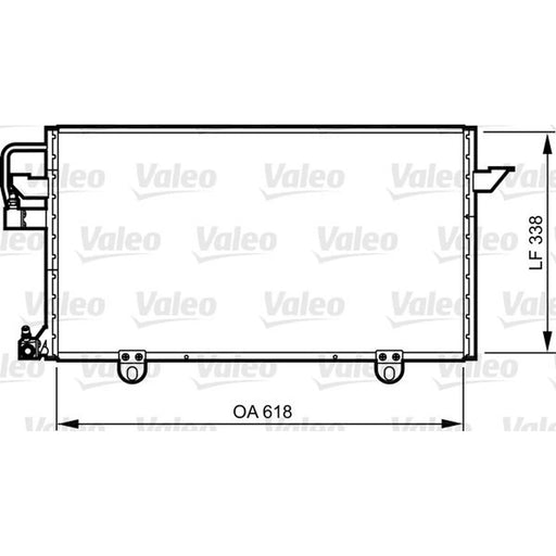 Valeo Air Conditioning Condenser 814286