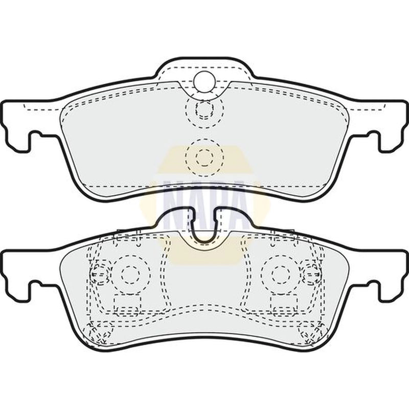 NAPA Rear Brake Pad Set NBP1562