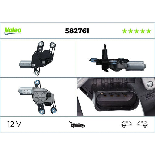Valeo Front/Rear Wiper Motor Rear 582761