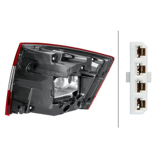Hella Tail Light / Lamp PY21W Left 9EL 354 848-031