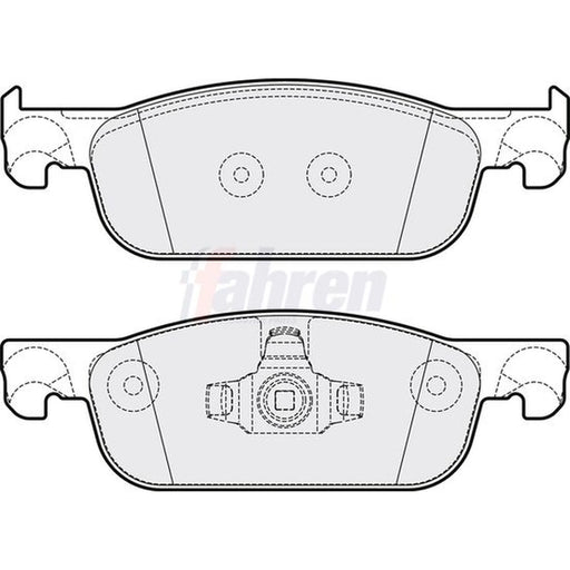 Fahren Front Brake Pad Set fits Dacia Logan II 2012 on 1.2 1.5