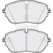 Fahren Front Brake Pad Set fits Citroën C5 Aircross 2018 on 1.6