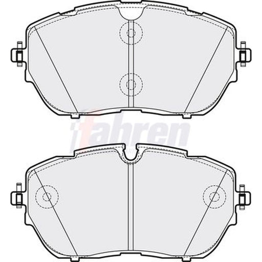 Fahren Front Brake Pad Set FBP3772