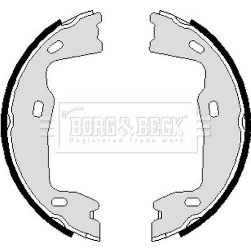 Borg & Beck Parking Brake Shoe Set BBS6238
