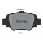 Textar Rear Brake Pad Set 2345401