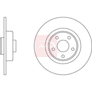 Apec 2 x Solid Rear Brake Discs DSK2326-x2