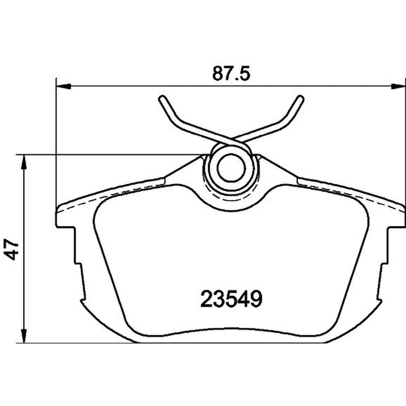 Mintex Rear Brake Pad Set MDB1831