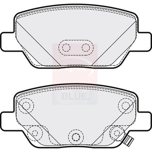 Apec Rear Brake Pad Set PD3791
