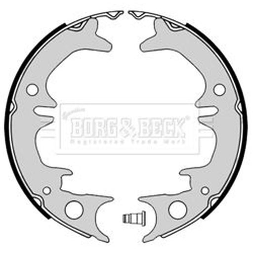 Borg & Beck Parking Brake Shoe Set BBS6384