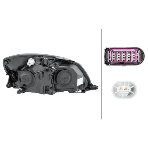 Hella Headlight Headlamp W5W Left 1EL 010 417-491