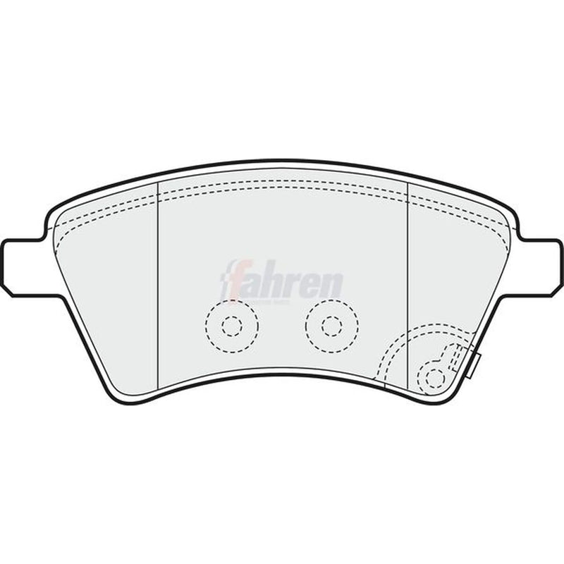 Fahren Front Brake Pad Set FBP3640