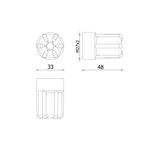Mahle Coolant Expansion Tank Cap CRTC 6 000P
