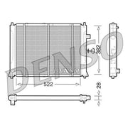 Denso Engine Radiator DRM24014