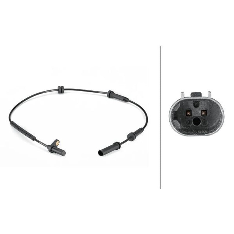 Hella ABS Wheel Speed Sensor Front 6PU 012 806-591