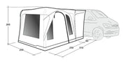 Outwell Daytona Driveaway Air Awning Grey - Outwell - Van Life Living