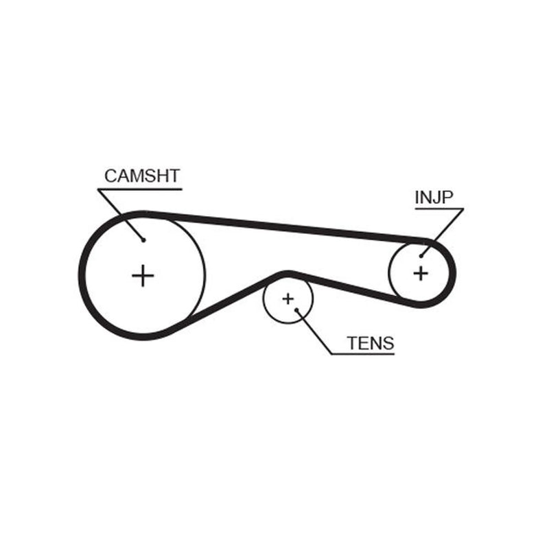 Gates Timing Belt Cambelt 85 Teeth 5625XS
