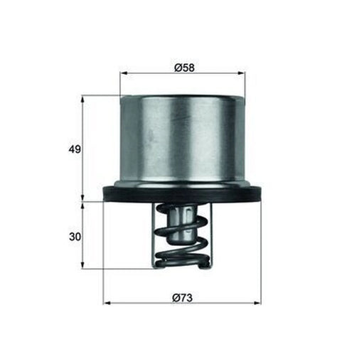 Mahle Thermostat,Coolant THD 1 75