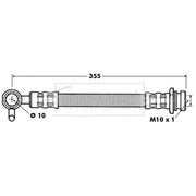 Borg & Beck Brake Hydraulic Hose Line Front Right BBH7085