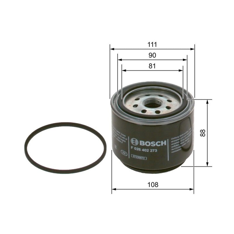 Bosch Fuel Filter Element F 026 402 273