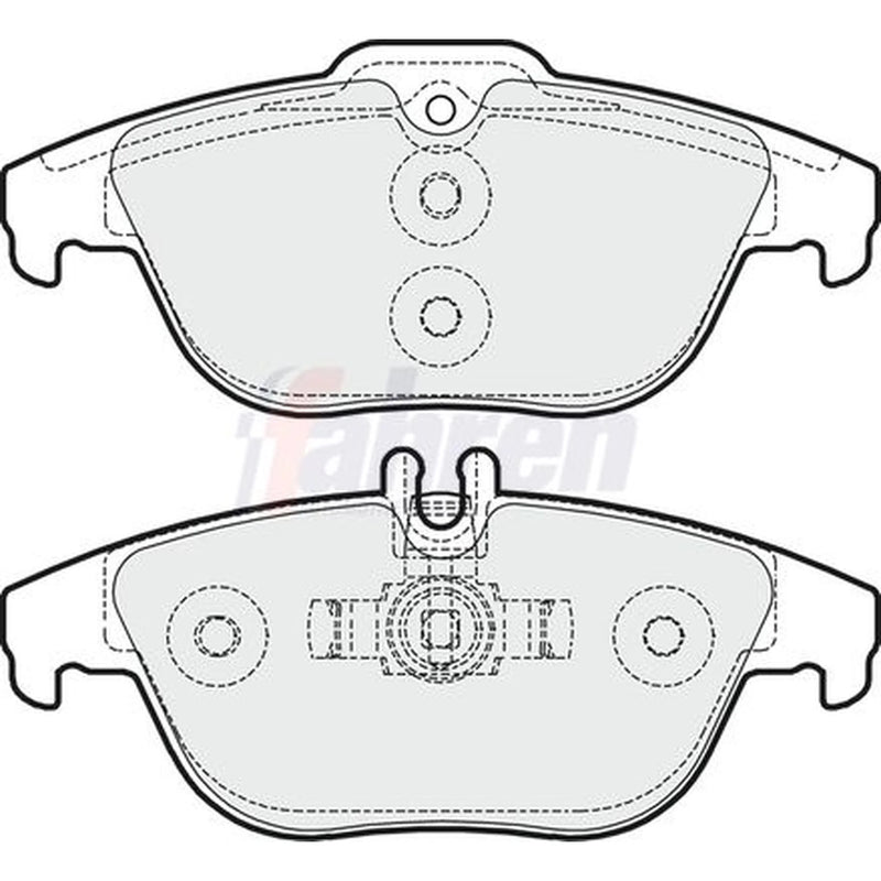Fahren Rear Brake Pad Set FBP3236