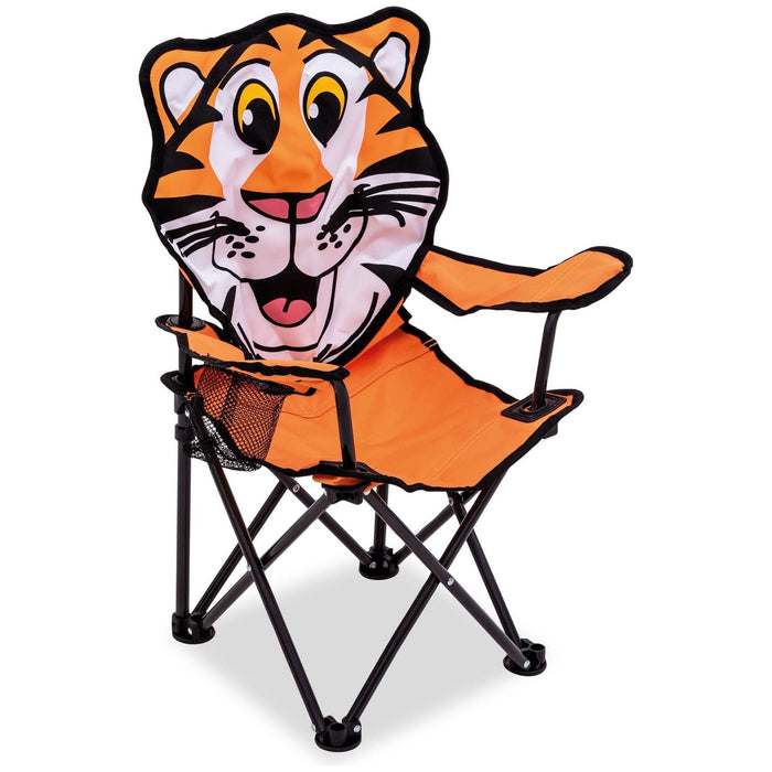 Quest Childrens Tiger Fun Folding Chair 5203 - Quest - Van Life Living