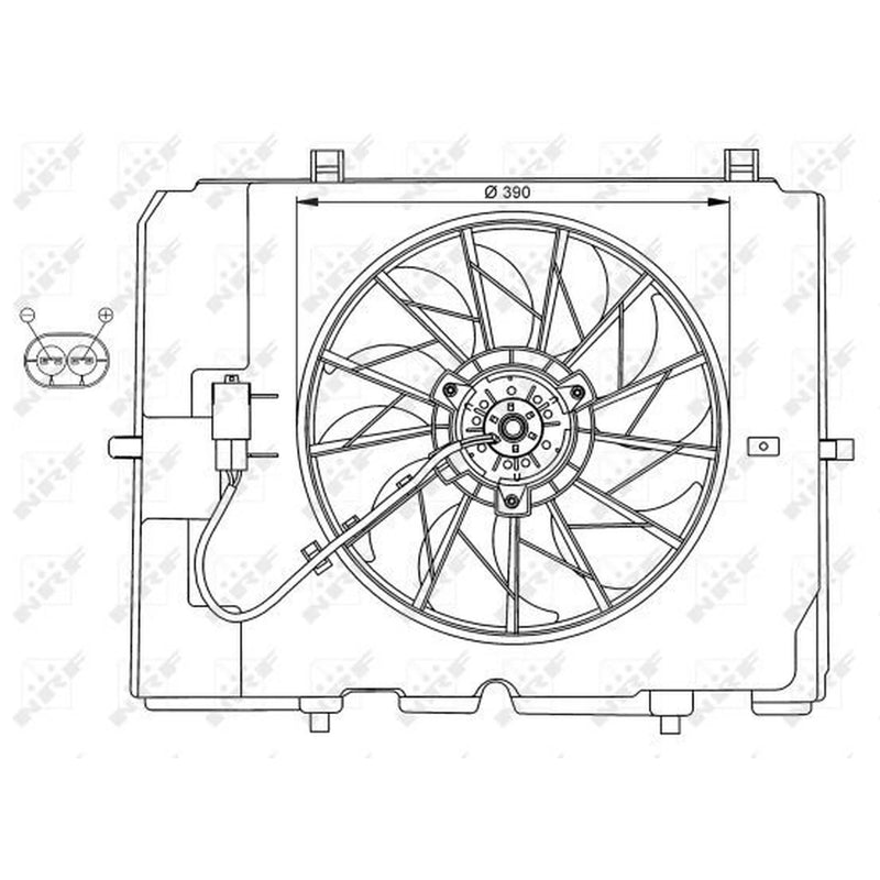 NRF Engine Cooling Fan 47067