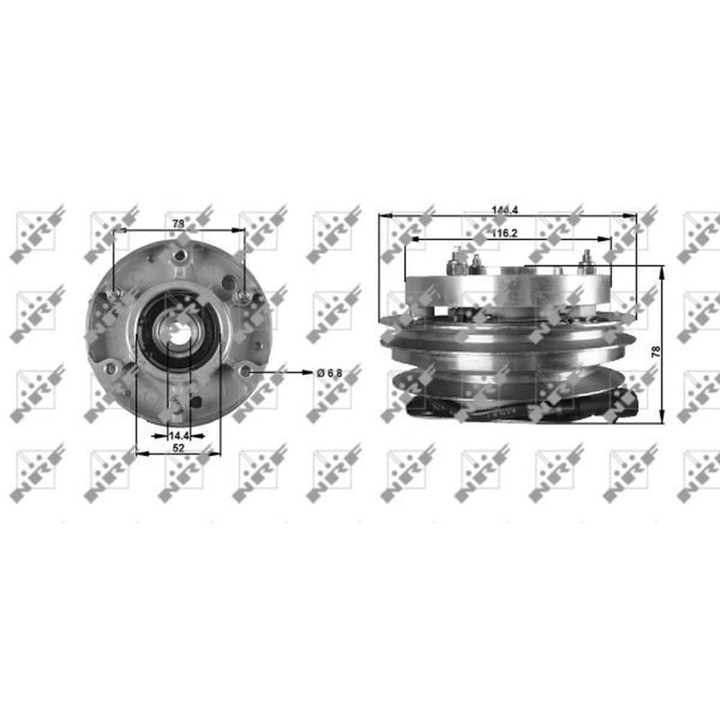 NRF Radiator Fan Clutch 49706