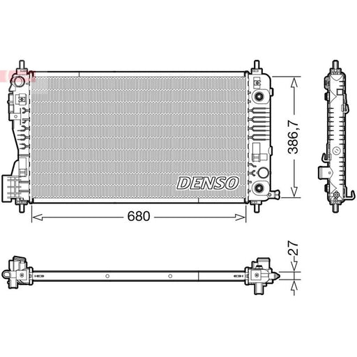 Denso Engine Radiator DRM99012