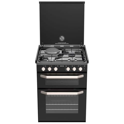 Thetford K1520 Dual Fuel Cooker 3 Gas Burners 1 Electric Hotplate w/ Grill, 12 Volt IGN & Lid Shut-Off (SCK42199-SP) - Thetford - Van Life Living