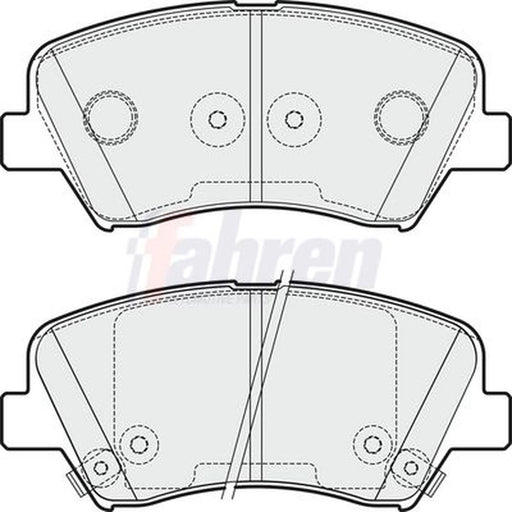 Fahren Front Brake Pad Set FBP3357