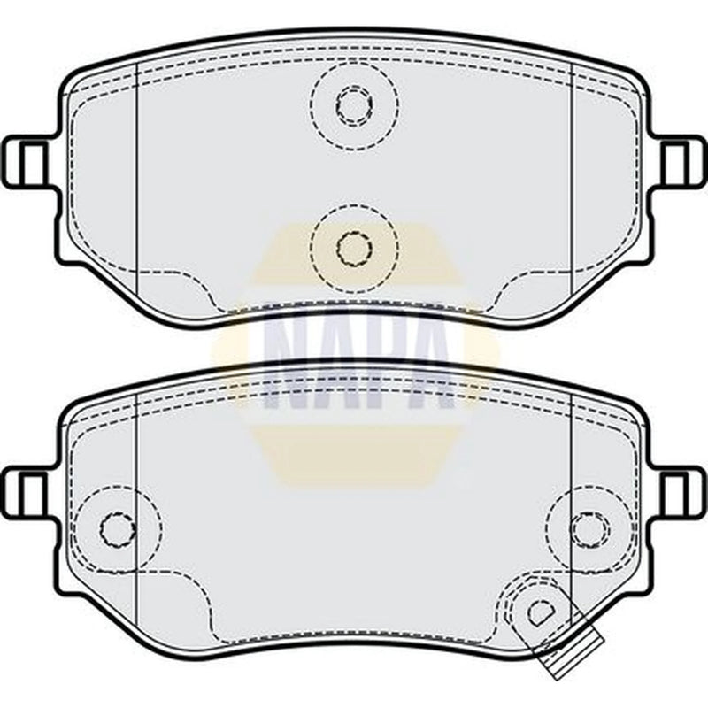 NAPA Rear Brake Pad Set NBP1799