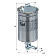 MANN-FILTER Fuel Filter Element WK 853/17