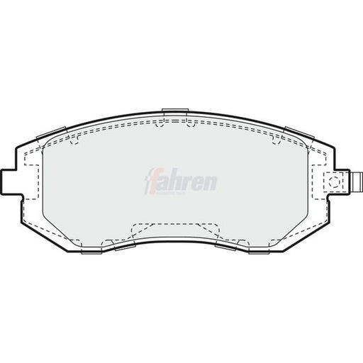 Fahren Front Brake Pad Set FBP3192